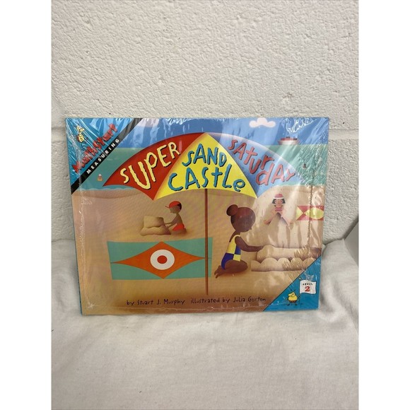 lot of 2 Mathstart Math Stories Level 2 measuring and Symmetry Stuart Murphy new - Picture 1 of 6